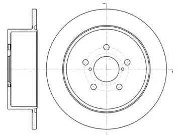 61300.00 REMSA Тормозной диск