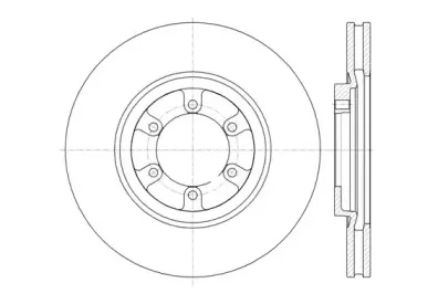 61366.10 REMSA Тормозной диск