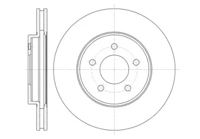 61376.10 REMSA Тормозной диск