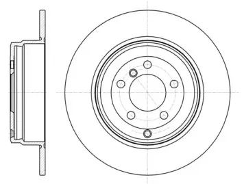 61381.00 REMSA Тормозной диск