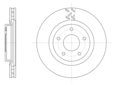 61553.10 REMSA Тормозной диск