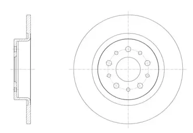61558.00 REMSA Тормозной диск