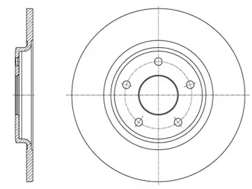 61559.00 REMSA Тормозной диск