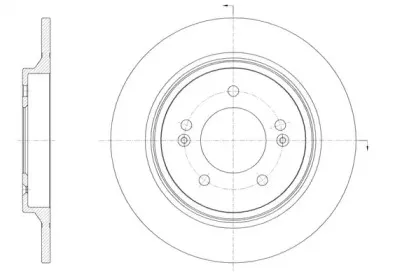 61571.00 REMSA Тормозной диск