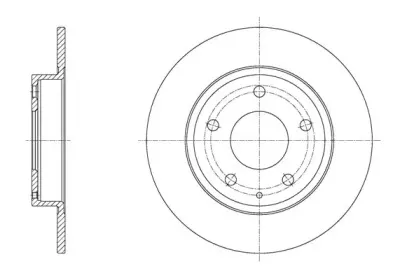 61575.00 REMSA Тормозной диск