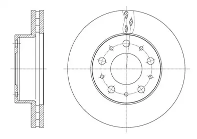 61600.10 REMSA Тормозной диск