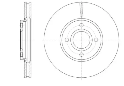 61601.10 REMSA Тормозной диск