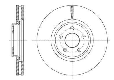 61602.10 REMSA Тормозной диск