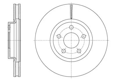 61603.10 REMSA Тормозной диск