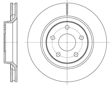 61610.10 REMSA Тормозной диск