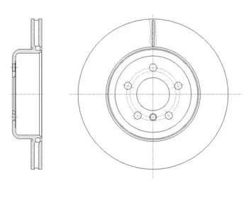 6165210 REMSA Тормозной диск