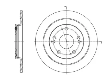 61654.00 REMSA Тормозной диск