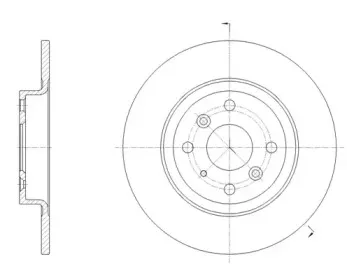 61660.00 REMSA Тормозной диск
