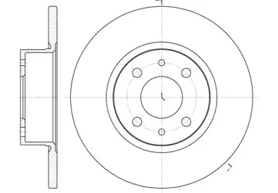 6192.00 REMSA Тормозной диск