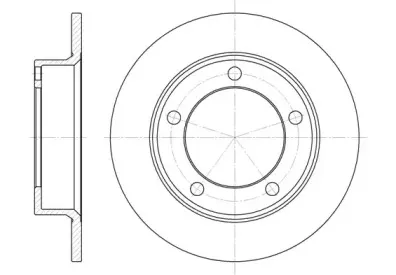 6257.00 REMSA Тормозной диск