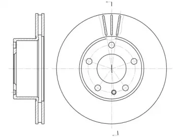 6298.10 REMSA Тормозной диск