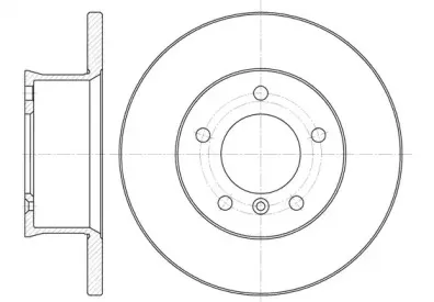 6350.00 REMSA Тормозной диск