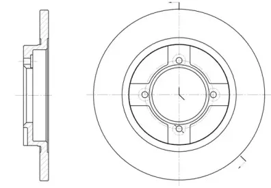 6396.00 REMSA Тормозной диск