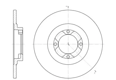 6400.00 REMSA Тормозной диск