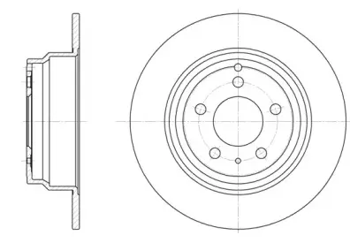 6411.00 REMSA Тормозной диск