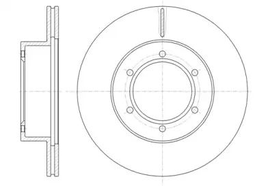 6497.10 REMSA Тормозной диск