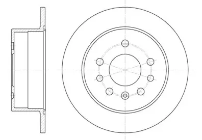 6532.00 REMSA Тормозной диск