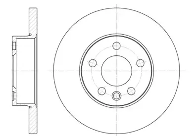 6550.00 REMSA Тормозной диск