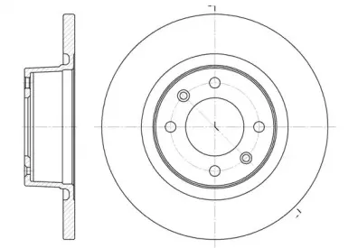 6605.00 REMSA Тормозной диск
