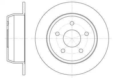 6628.00 REMSA Тормозной диск