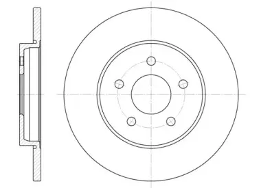 6661.00 REMSA Тормозной диск