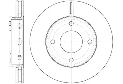 6680.10 REMSA Тормозной диск