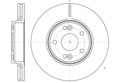 6697.10 REMSA Тормозной диск