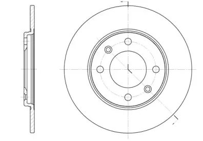 6714.00 REMSA Тормозной диск