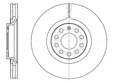 6730.10 REMSA Тормозной диск
