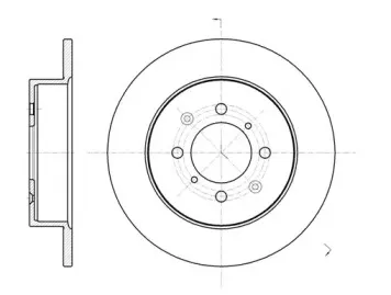 6732.00 REMSA Тормозной диск