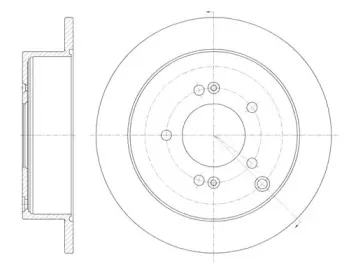 6756.00 REMSA Тормозной диск