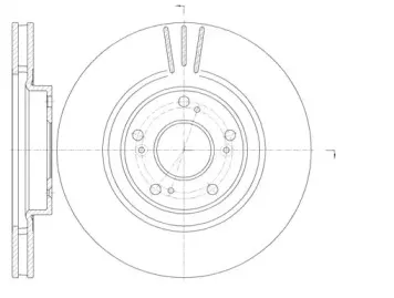 6763.10 REMSA Тормозной диск