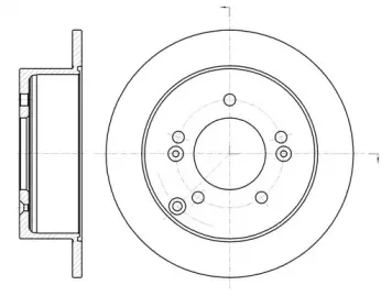 6766.00 REMSA Тормозной диск