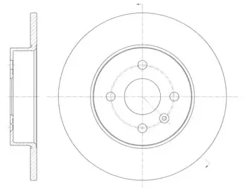 6789.00 REMSA Тормозной диск