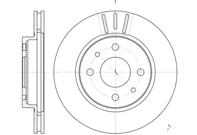 6829.10 REMSA Тормозной диск