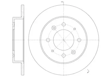 6874.00 REMSA Тормозной диск