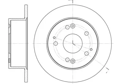 6875.00 REMSA Тормозной диск