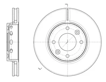 6891.10 REMSA Тормозной диск