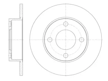6917.00 REMSA Тормозной диск