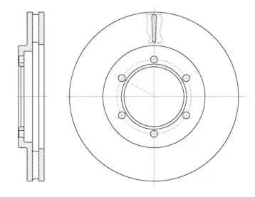 6949.10 REMSA Тормозной диск