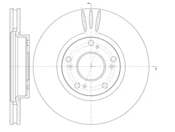 6985.10 REMSA Тормозной диск