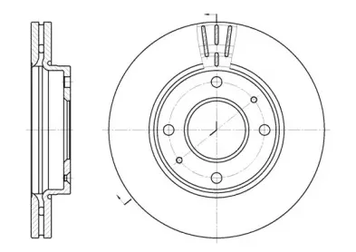 6987.10 REMSA Тормозной диск