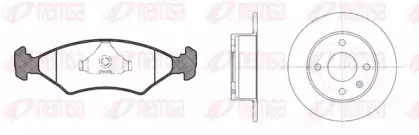 8119.00 REMSA Комплект тормозов, дисковый тормозной механизм