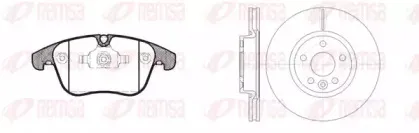 81219.00 REMSA Комплект тормозов, дисковый тормозной механизм