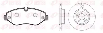 81245.01 REMSA Комплект тормозов, дисковый тормозной механизм